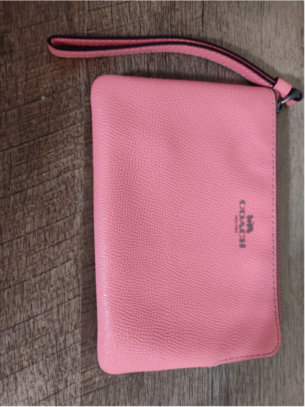 Women's Coach Wristlet Clutch One Size Pink
